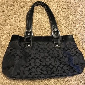 Authentic Coach Monogram Purse